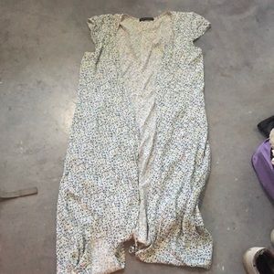 Brandy melville floral midi wrap dress